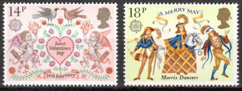 Poštovní známky Velká Británie 1981 Evropa CEPT, folklór Mi# 867-68
