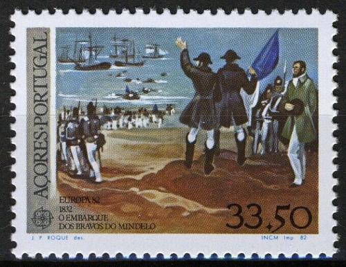 Poštovní známka Azory 1982 Evropa CEPT, historické události Mi# 353
