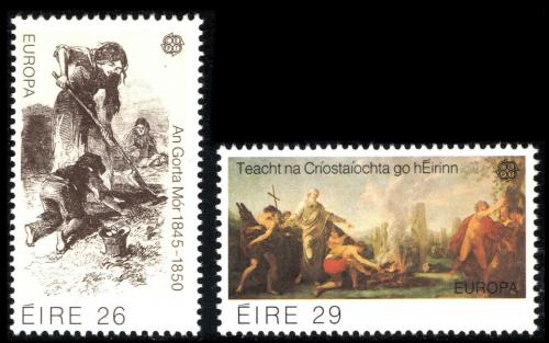 Poštovní známky Irsko 1982 Evropa CEPT, historické události Mi# 466-67 Kat 6.50€