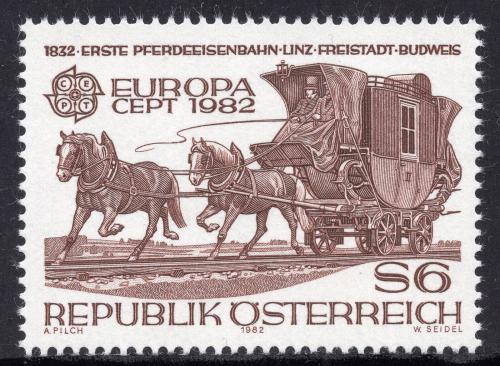 Poštovní známka Rakousko 1982 Evropa CEPT, historické události Mi# 1713