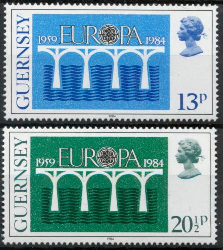Poštovní známky Guernsey 1984 Evropa CEPT Mi# 286-87