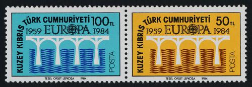 Poštovní známky Kypr Tur. 1984 Evropa CEPT Mi# 142-43 Kat 4.50€