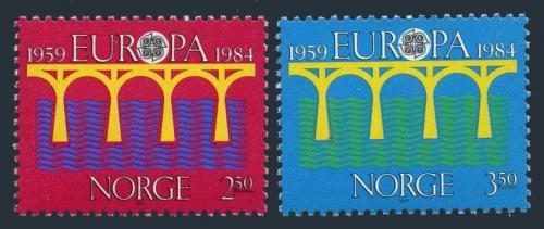 Poštovní známky Norsko 1984 Evropa CEPT Mi# 904-05
