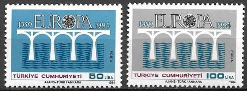 Poštovní známky Turecko 1984 Evropa CEPT Mi# 2667-68 Kat 22€