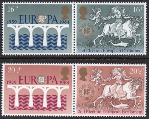Poštovní známky Velká Británie 1984 Evropa CEPT Mi# 988-91 Kat 7€
