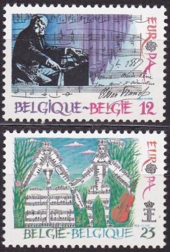 Poštovní známky Belgie 1985 Evropa CEPT, rok hudby Mi# 2227-28