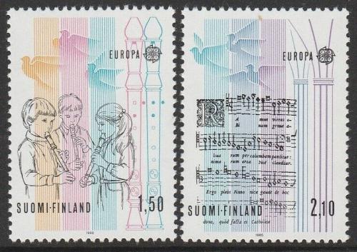Potovn znmky Finsko 1985 Evropa CEPT, rok hudby Mi# 968-69 Kat 7.50 - zvtit obrzek