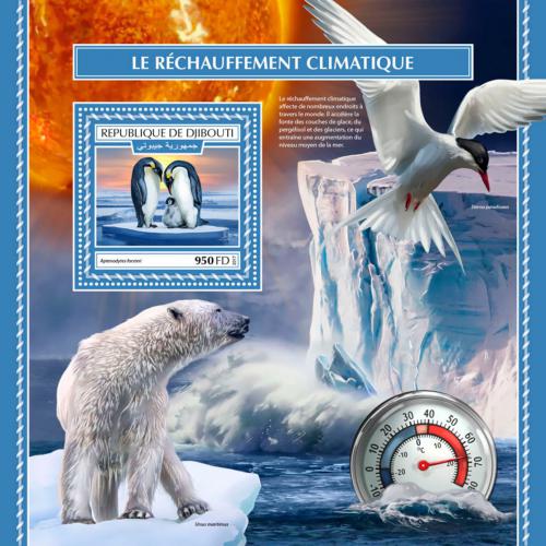Poštovní známka Džibutsko 2017 Klimatické zmìny Mi# Block 1092 Kat 10€
