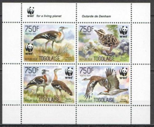 Poštovní známky Togo 2014 Drop Denhamùv, WWF Mi# 5863-66 Bogen Kat 12€