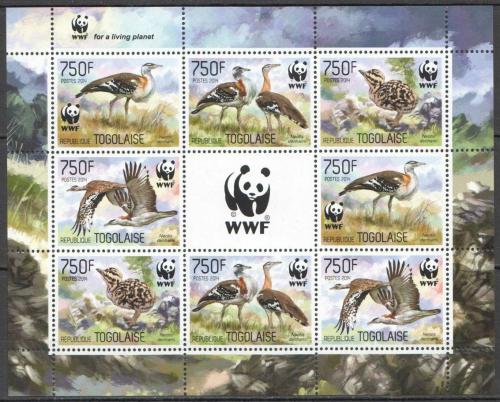 Poštovní známky Togo 2014 Drop Denhamùv, WWF Mi# 5863-66 Bogen Kat 24€