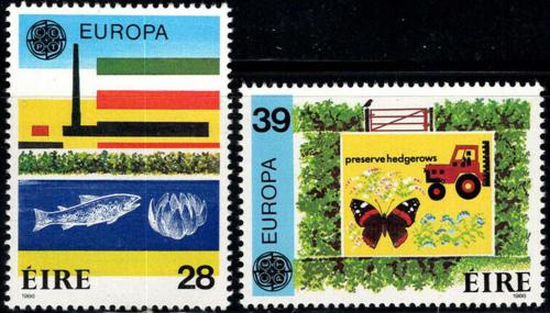 Poštovní známky Irsko 1986 Evropa CEPT, ochrana pøírody Mi# 589-90 Kat 12€