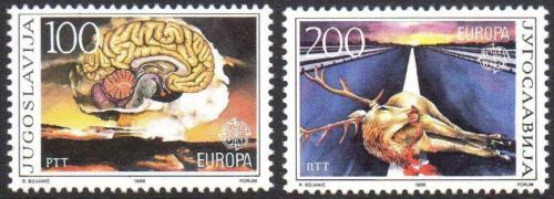 Poštovní známky Jugoslávie 1986 Evropa CEPT, ochrana pøírody Mi# 2156-57