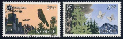 Poštovní známky Norsko 1986 Evropa CEPT, ochrana pøírody Mi# 946-47 Kat 5€