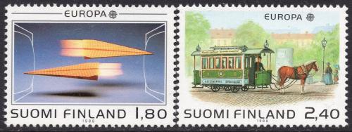 Poštovní známky Finsko 1988 Evropa CEPT, doprava a komunikace Mi# 1051-52 Kat 7€