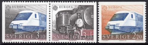 Poštovní známky Švédsko 1988 Evropa CEPT, doprava a komunikace Mi# 1501-02 Kat 5€