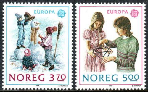 Poštovní známky Norsko 1989 Evropa CEPT, dìtské hry Mi# 1019-20