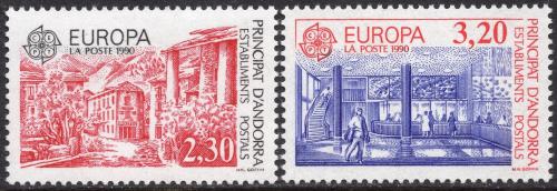 Poštovní známky Andorra Fr. 1990 Evropa CEPT, pošta Mi# 409-10 Kat 7.50€
