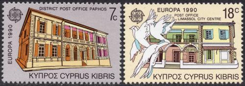 Poštovní známky Kypr 1990 Evropa CEPT, pošta Mi# 748-49