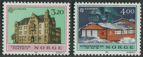 Poštovní známky Norsko 1990 Evropa CEPT, pošta Mi# 1046-47