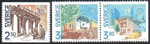 Poštovní známky Švédsko 1990 Evropa CEPT, pošta Mi# 1589-91 Kat 5€