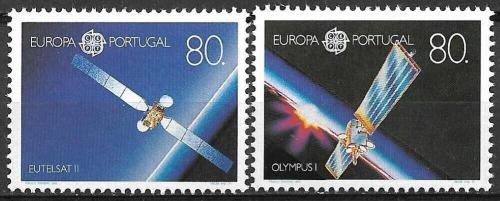 Poštovní známky Portugalsko 1991 Evropa CEPT, prùzkum vesmíru Mi# 1862-63 Kat 9€