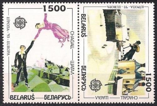 Poštovní známky Bìlorusko 1994 Evropa CEPT, moderní umìní Mi# 55-56 Kat 14€