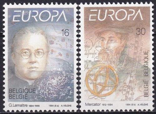 Poštovní známky Belgie 1994 Evropa CEPT, objevy Mi# 2607-08