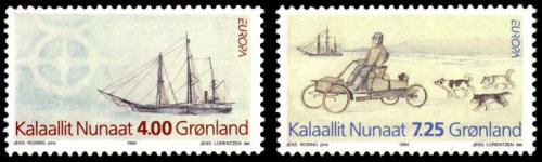 Poštovní známky Grónsko 1994 Evropa CEPT, objevy Mi# 247-48