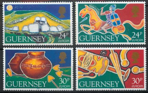 Poštovní známky Guernsey 1994 Evropa CEPT, objevy Mi# 635-38