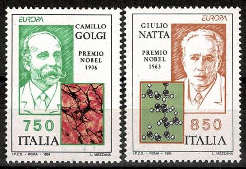 Poštovní známky Itálie 1994 Evropa CEPT, objevy Mi# 2325-26