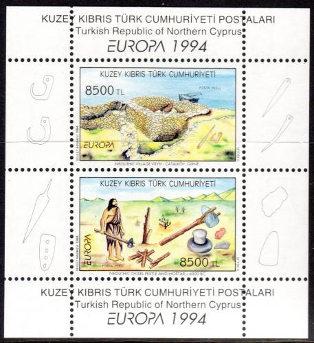 Poštovní známky Kypr Tur. 1994 Evropa CEPT, objevy Mi# Block 13 Kat 7€