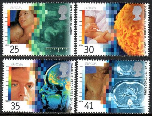 Poštovní známky Velká Británie 1994 Evropa CEPT, objevy Mi# 1535-38 Kat 6€