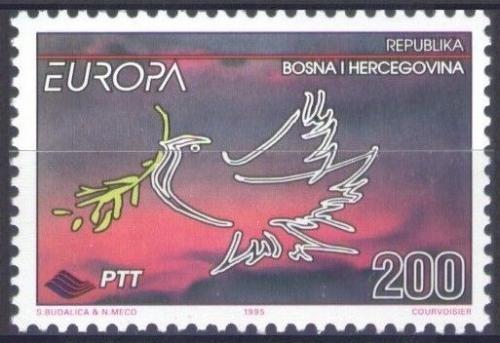 Poštovní známka Bosna a Hercegovina 1995 Evropa CEPT, mír a svoboda Mi# 24