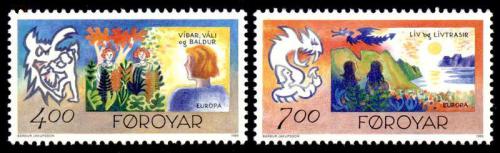 Poštovní známky Faerské ostrovy 1995 Evropa CEPT, mír a svoboda Mi# 278-79