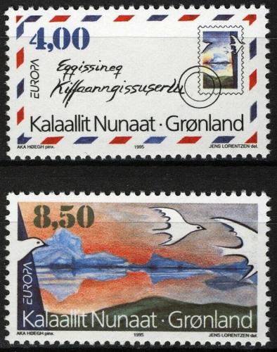 Poštovní známky Grónsko 1995 Evropa CEPT, mír a svoboda Mi# 262-63 Kat 6€