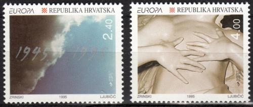 Poštovní známky Chorvatsko 1995 Evropa CEPT, mír a svoboda Mi# 319-20 Kat 6€