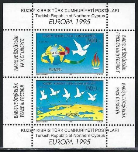 Poštovní známky Kypr Tur. 1995 Evropa CEPT, mír a svoboda Mi# Block 14