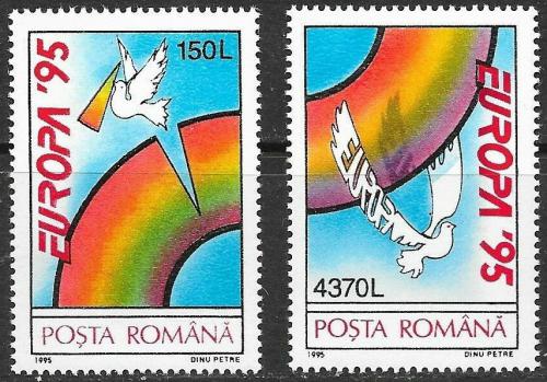 Poštovní známky Rumunsko 1995 Evropa CEPT, mír a svoboda Mi# 5084-85 Kat 6€