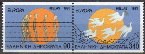 Poštovní známky Øecko 1995 Evropa CEPT, mír a svoboda Mi# 1874-75 C Kat 8€