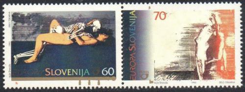 Poštovní známky Slovinsko 1995 Evropa CEPT, mír a svoboda Mi# 110-11 Kat 4.50€