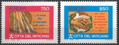 Poštovní známky Vatikán 1995 Evropa CEPT, mír a svoboda Mi# 1141-42