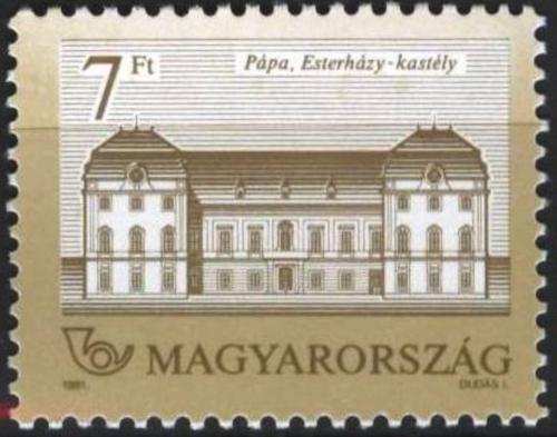 Poštovní známka Maïarsko 1991 Zámek Esterházy Mi# 4149