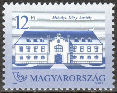 Poštovní známka Maïarsko 1991 Zámek Döry Mi# 4157