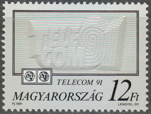 Poštovní známka Maïarsko 1991 Výstava TELECOM ’91 Mi# 4162