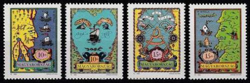 Poštovní známky Maïarsko 1992 Objevení Ameriky, EXPO Mi# 4190-93