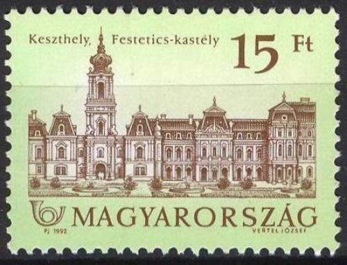 Poštovní známka Maïarsko 1992 Zámek rodiny Festetics Mi# 4194