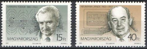 Poštovní známky Maïarsko 1992 Osobnosti Mi# 4208-09