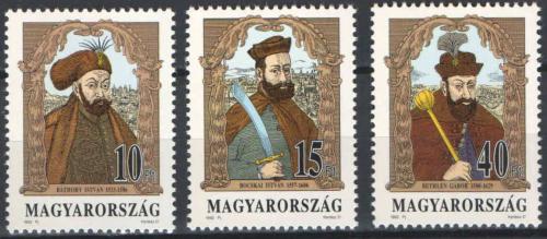 Poštovní známky Maïarsko 1992 Knížata Mi# 4217-19