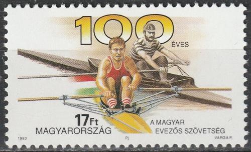 Poštovní známka Maïarsko 1993 Veslování Mi# 4233
