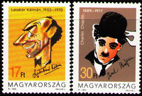 Poštovní známky Maïarsko 1993 Komici Mi# 4254-55